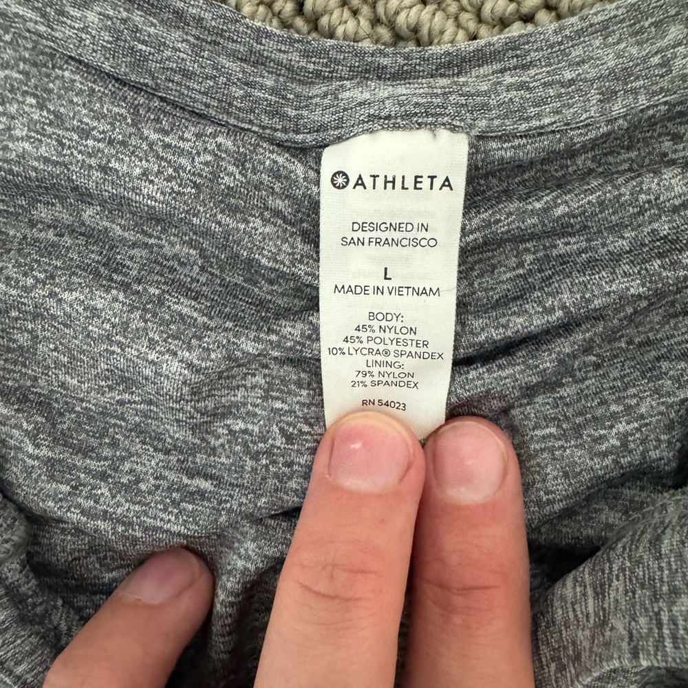 Athleta long sleeve running shirt